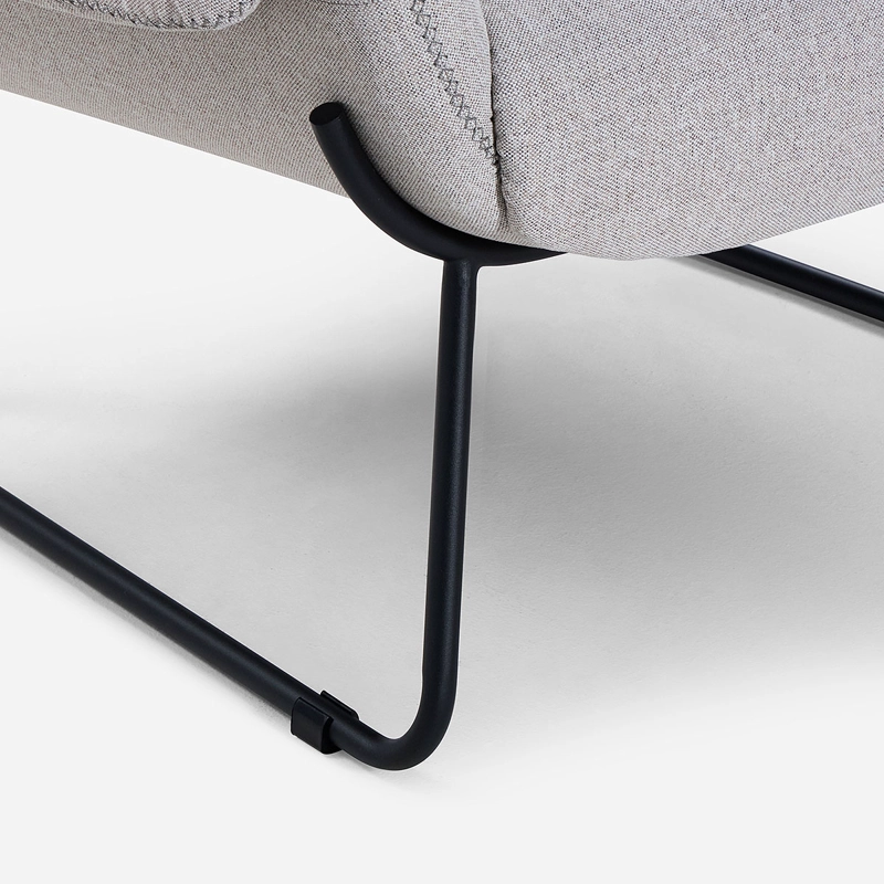 POLTRONA ROSEN / TABLERO TERCIADO GRIS ROSS TELA - 5