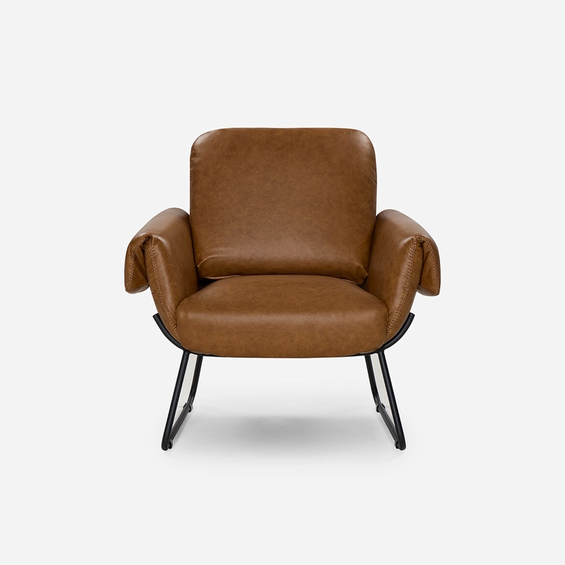 POLTRONA ROSEN ROSS CUERO CAMEL - 2