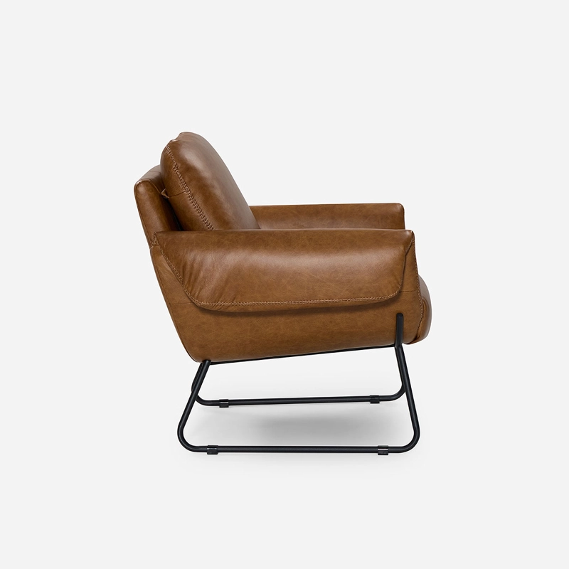 POLTRONA ROSEN ROSS CUERO CAMEL - 3