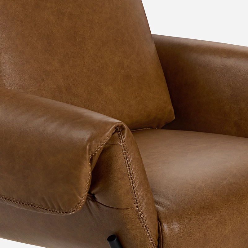 POLTRONA ROSEN ROSS CUERO CAMEL - 4