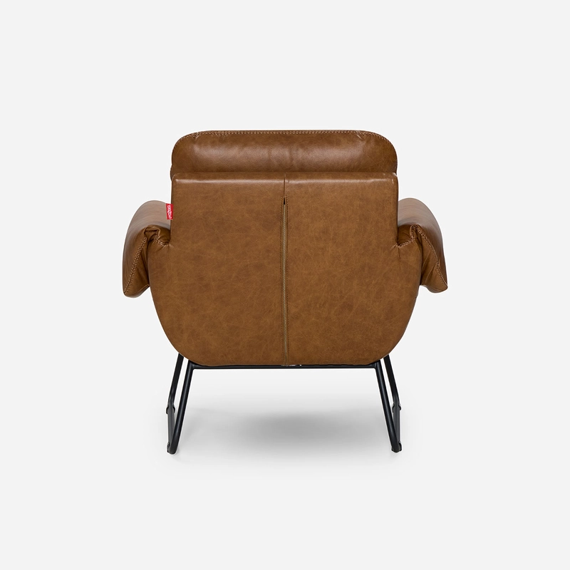 POLTRONA ROSEN ROSS CUERO CAMEL - 6