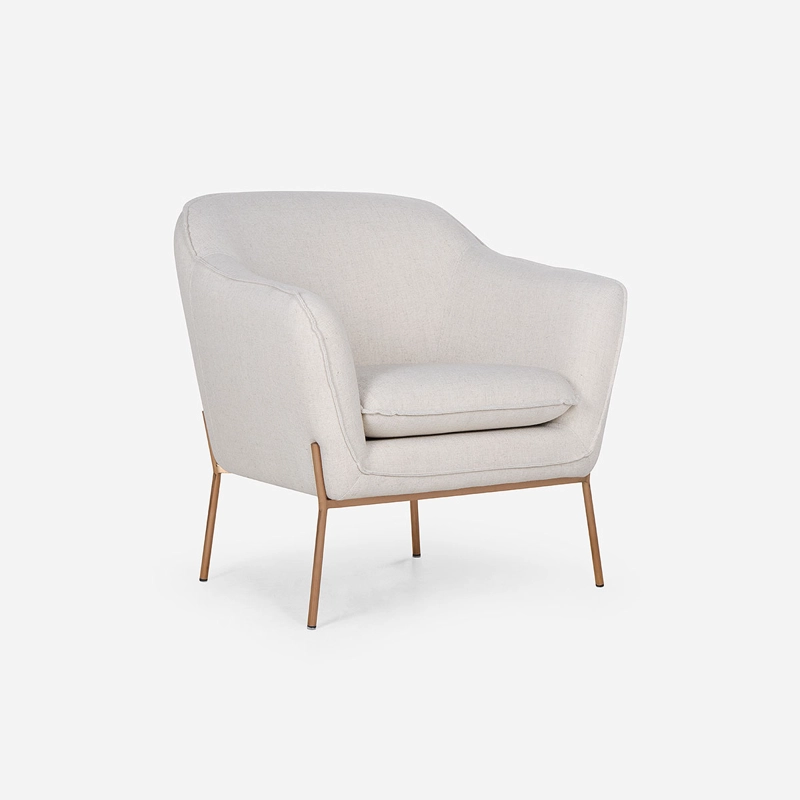 POLTRONA ROSEN KENDALL TELA BLANCO - 1
