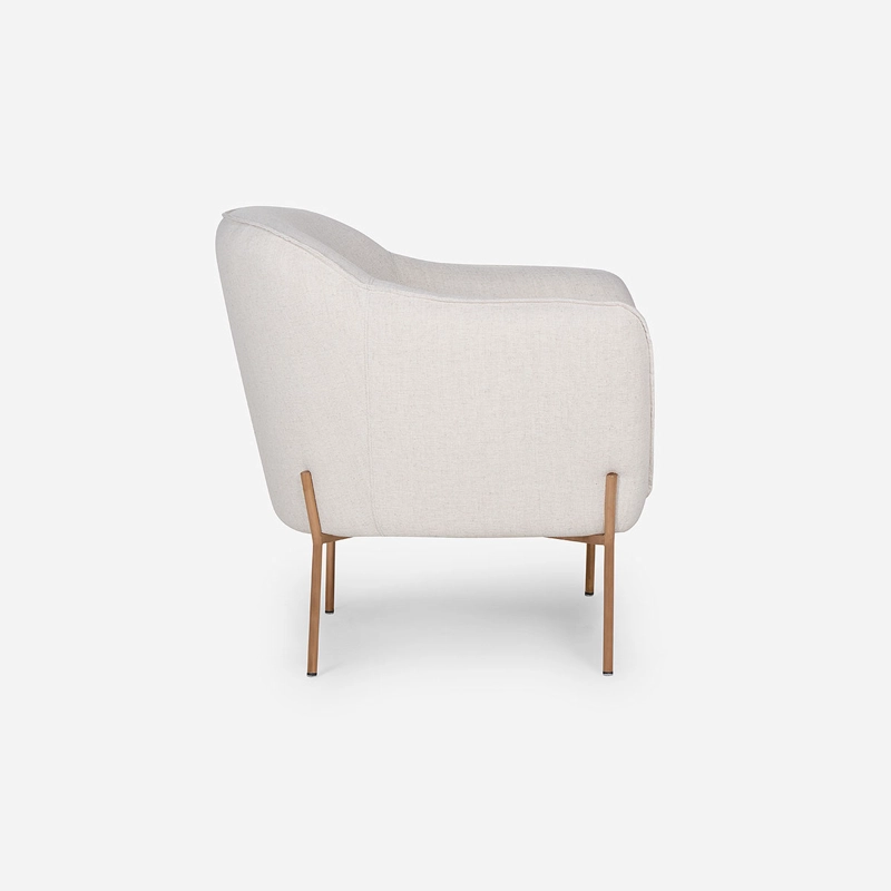 POLTRONA ROSEN KENDALL TELA BLANCO - 3
