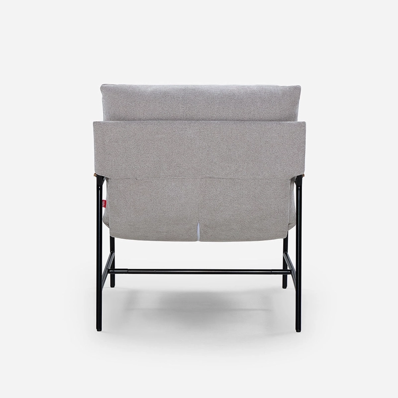 POLTRONA ROSEN GRIS ELLON TELA - 4