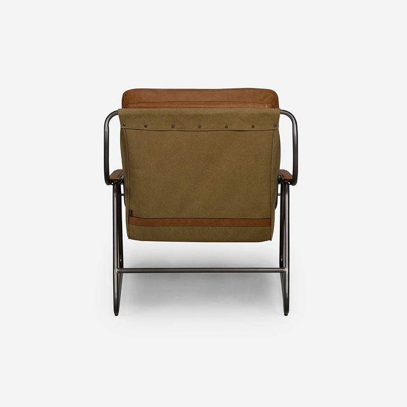 POLTRONA ROSEN CUERO CAMEL MONTOK - 6