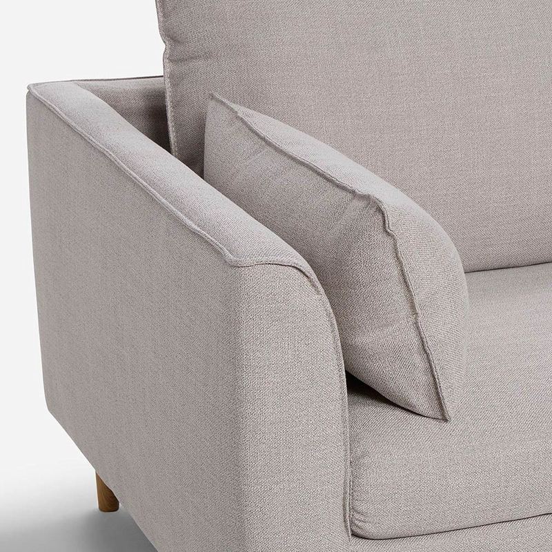 SOFA ROSEN CAVOUR 3 CUERPOS TELA BEIGE - 5
