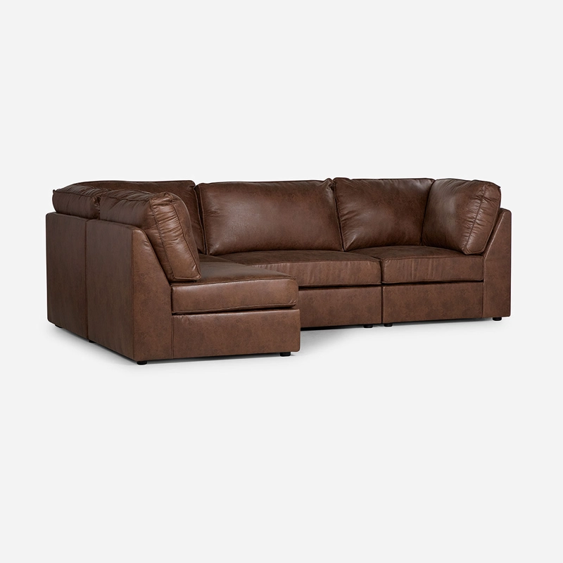 SOFÁ ROSEN CAMEL MODULAR CHARLY TELA 4 PIEZAS - 2