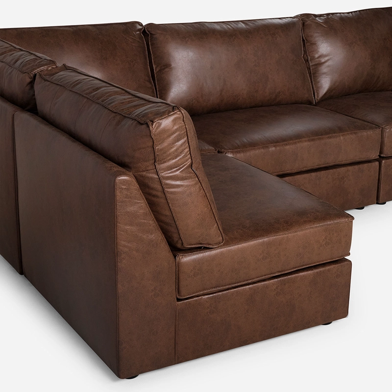 SOFÁ ROSEN CAMEL MODULAR CHARLY TELA 4 PIEZAS - 5
