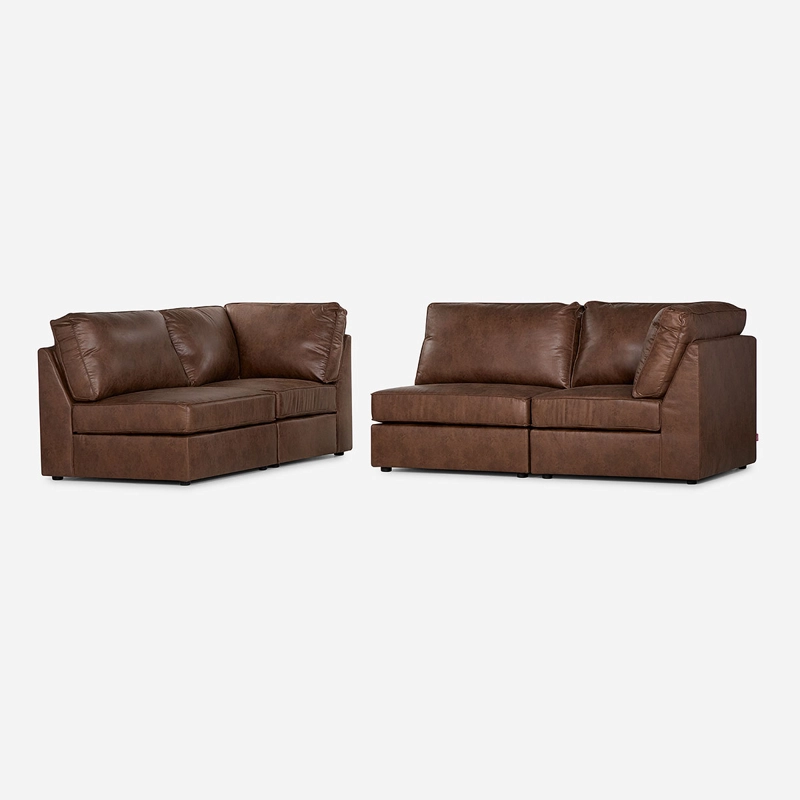SOFÁ ROSEN CAMEL MODULAR CHARLY TELA 4 PIEZAS - 6