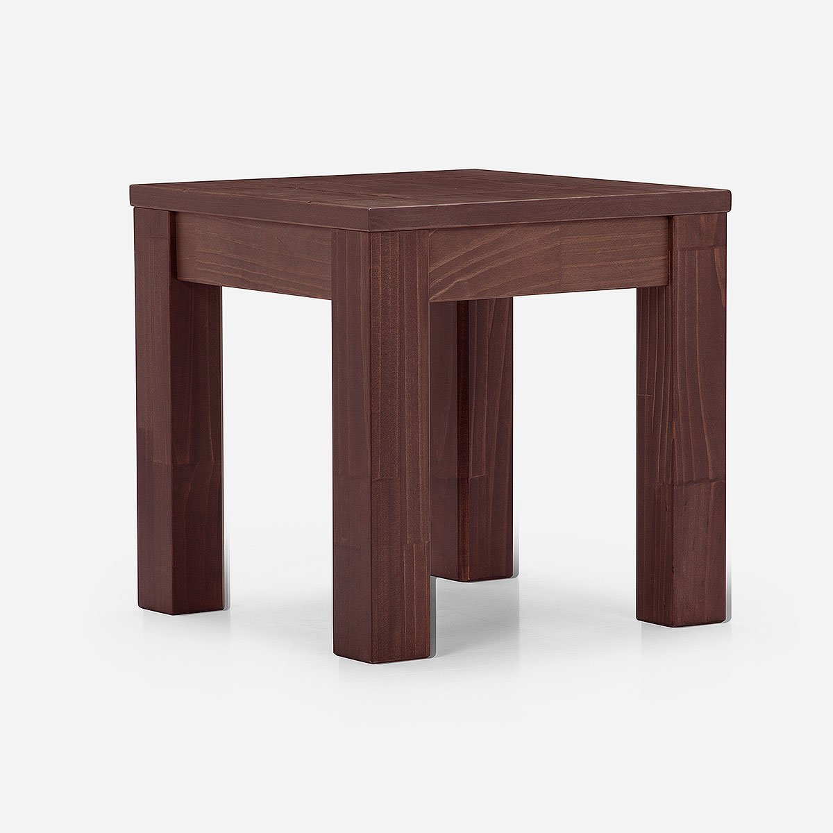 MESA LATERAL ROSEN NEW SAPELLY 50 X 50 CM MARRON - 1