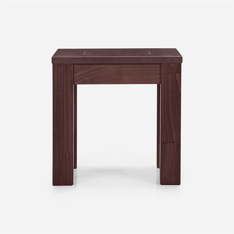 MESA LATERAL ROSEN NEW SAPELLY 50 X 50 CM MARRON - 2