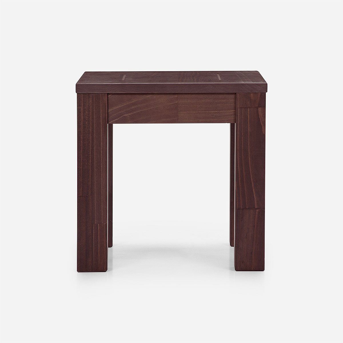 MESA LATERAL ROSEN NEW SAPELLY 50 X 50 CM MARRON - 2
