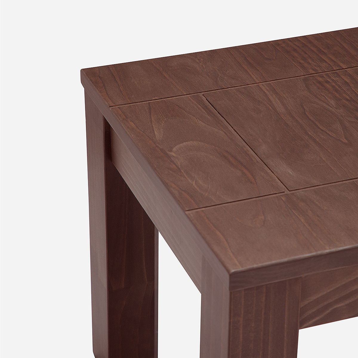 MESA LATERAL ROSEN NEW SAPELLY 50 X 50 CM MARRON - 4
