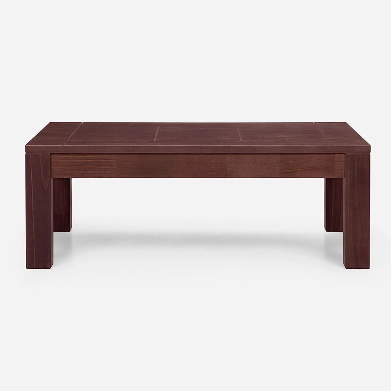 MESA CENTRO ROSEN NEW SAPELLY 110 X 70 CM MARRÓN - 2