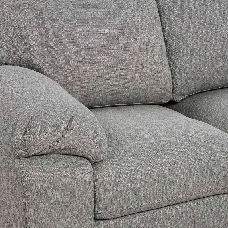 SOFA ROSEN BOLONIA 2,5 CUERPOS TELA GRIS - 5