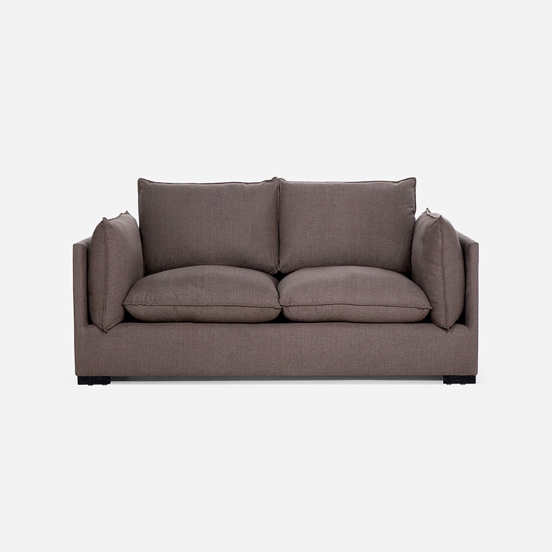 SOFÁ ROSEN CAFE WARDEN 2.5 CUERPOS TELA MOKA - 2