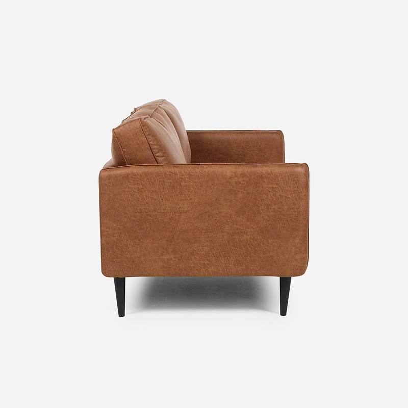 SOFA ROSEN TABIZ 3 CUERPOS TELA CAMEL - 4