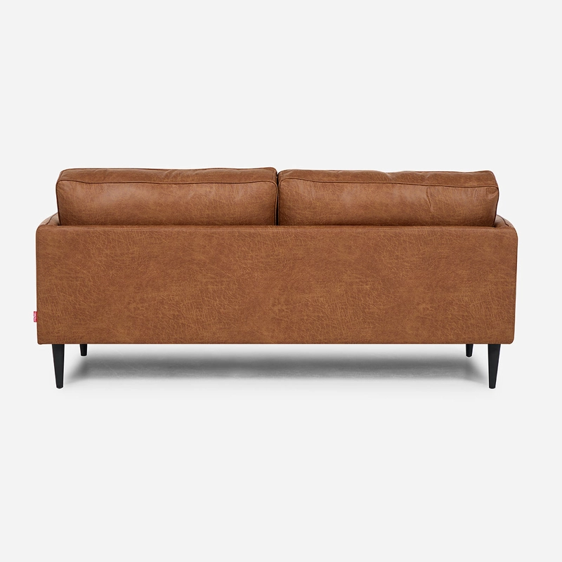 SOFA ROSEN TABIZ 3 CUERPOS TELA CAMEL - 5