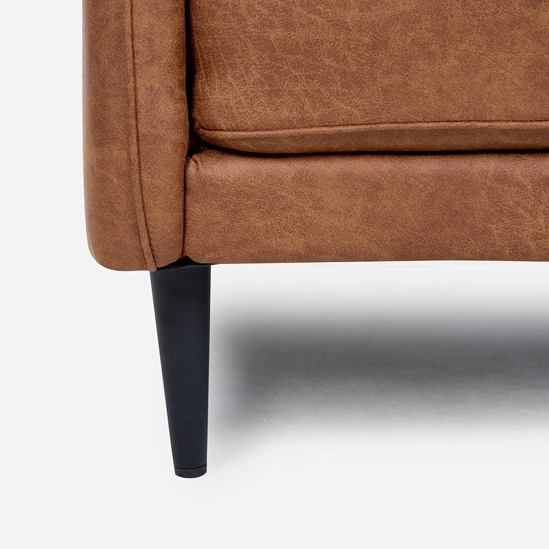SOFA ROSEN TABIZ 3 CUERPOS TELA CAMEL - 8