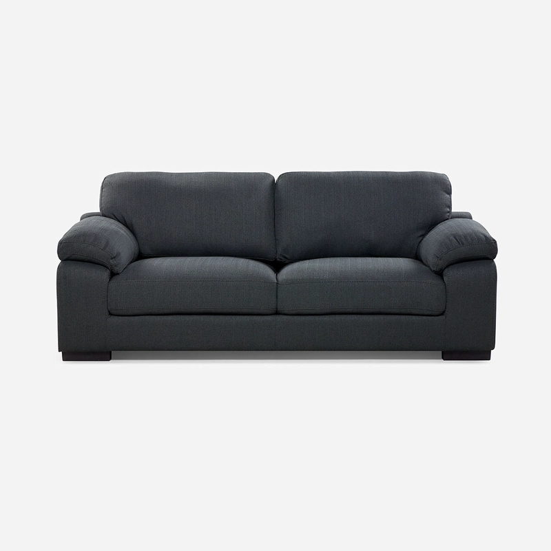 SOFA ROSEN BOLONIA 3 CUERPOS TELA GRAFITO - 2