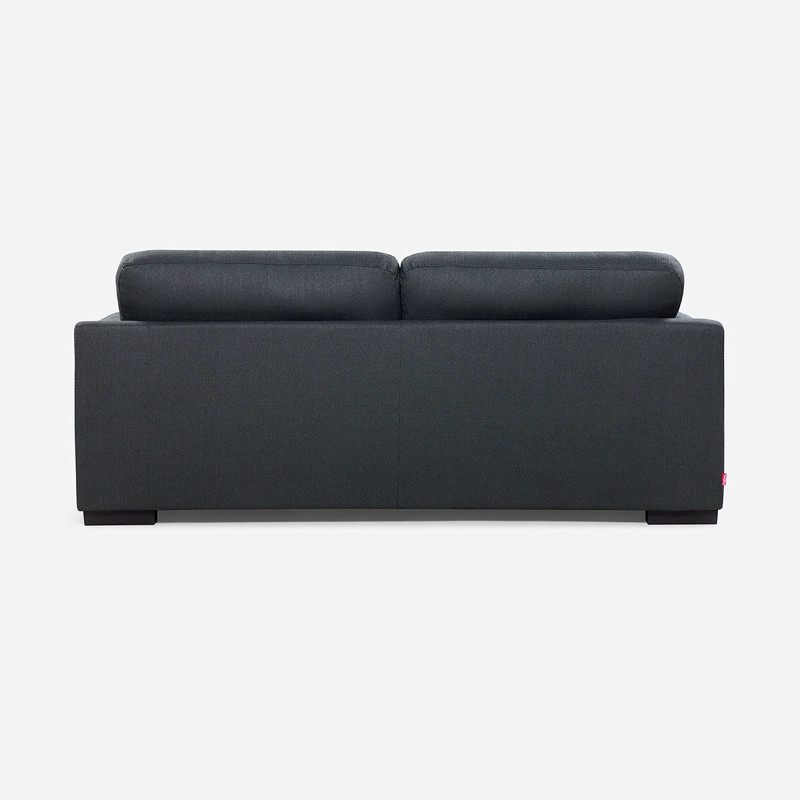 SOFA ROSEN BOLONIA 3 CUERPOS TELA GRAFITO - 4