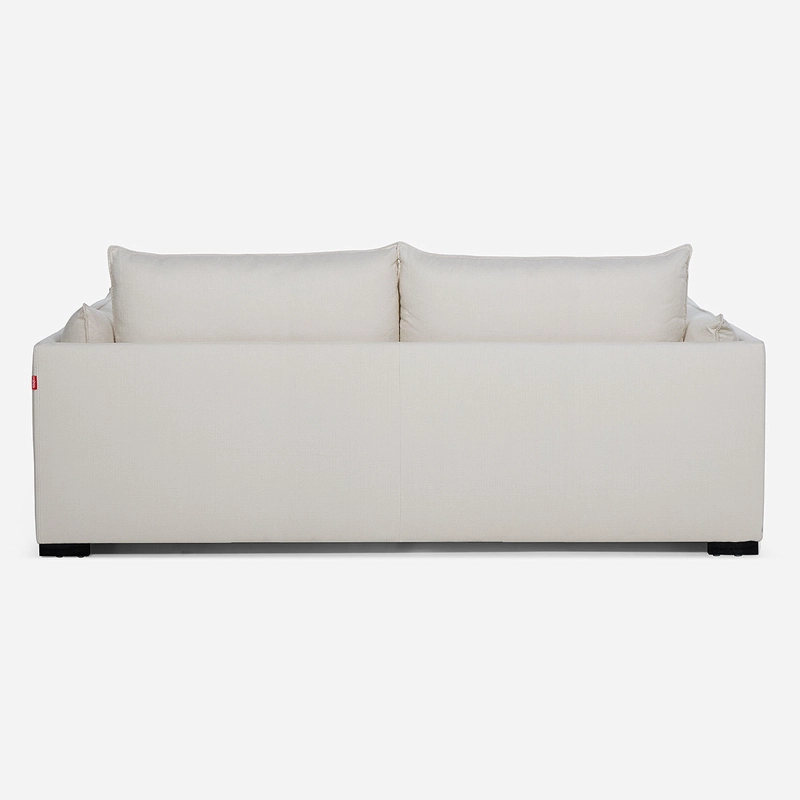 SOFÁ ROSEN 3.5 CUERPOS BLANCO WARDEN TELA - 4