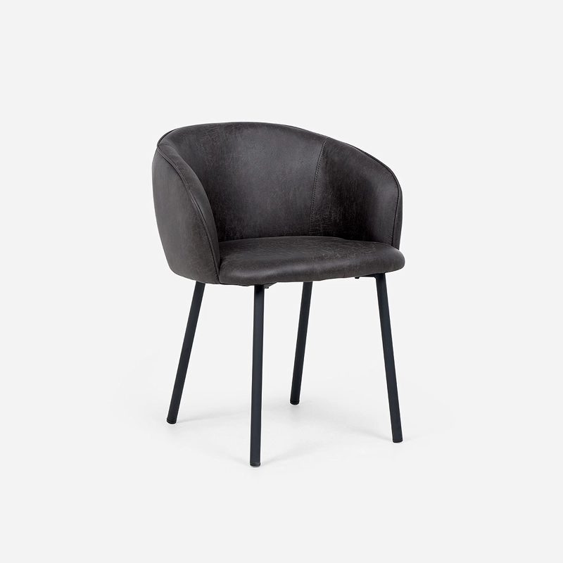 SET ROSEN GRAFITO 2 POLTRONAS TURIF TELA - 2