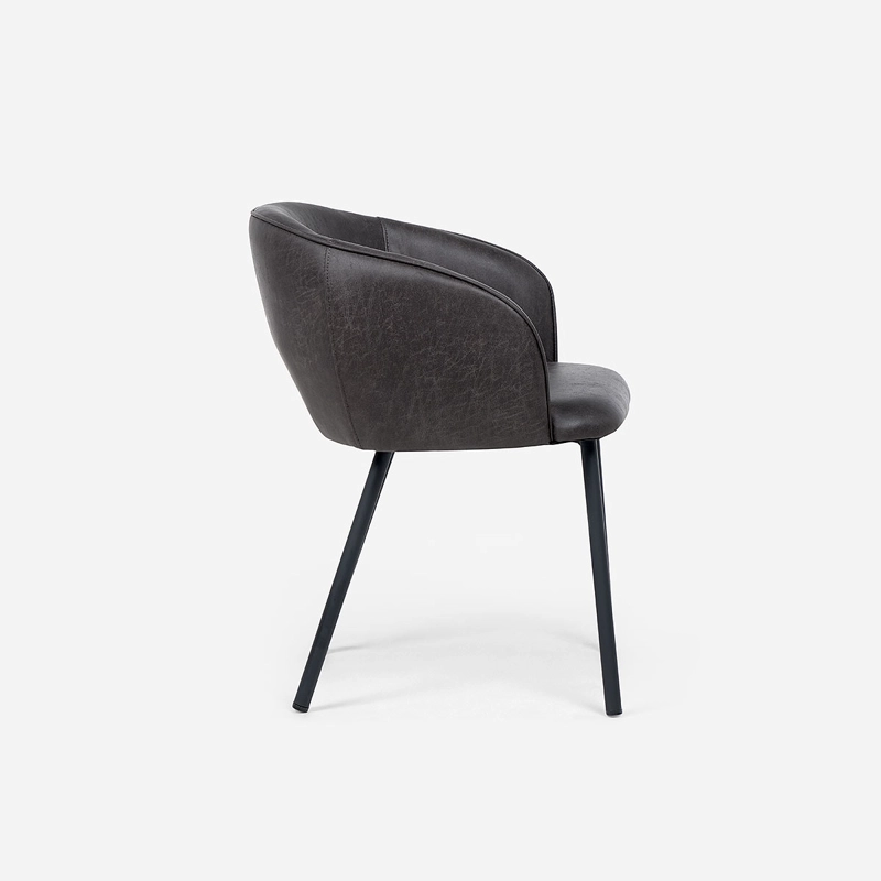 SET ROSEN GRAFITO 2 POLTRONAS TURIF TELA - 4