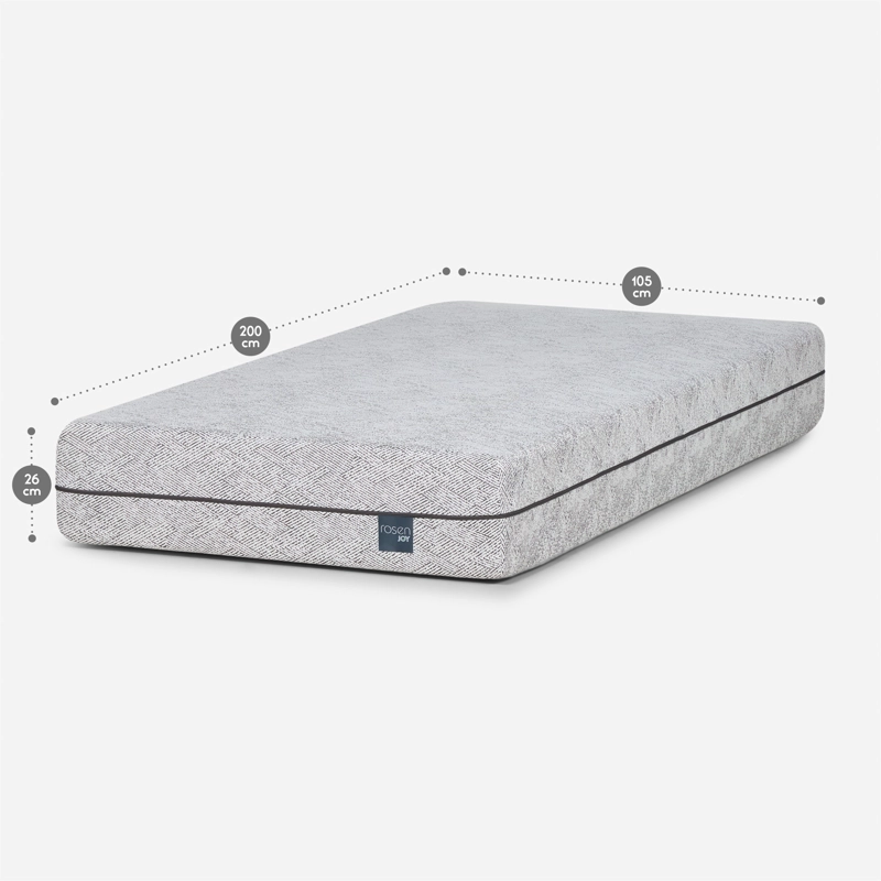COLCHÓN ROSEN 1.5 PLAZAS EN CAJA JOY 105 X 200 CM - 8