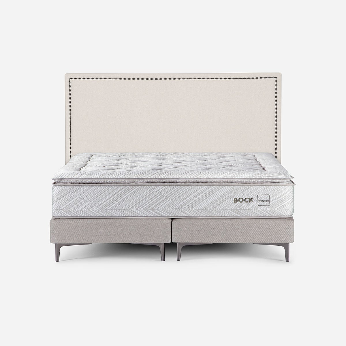 CAMA EUROPEA BOCK KING 180X200 CM + RESPALDO CARRINGTON - 1