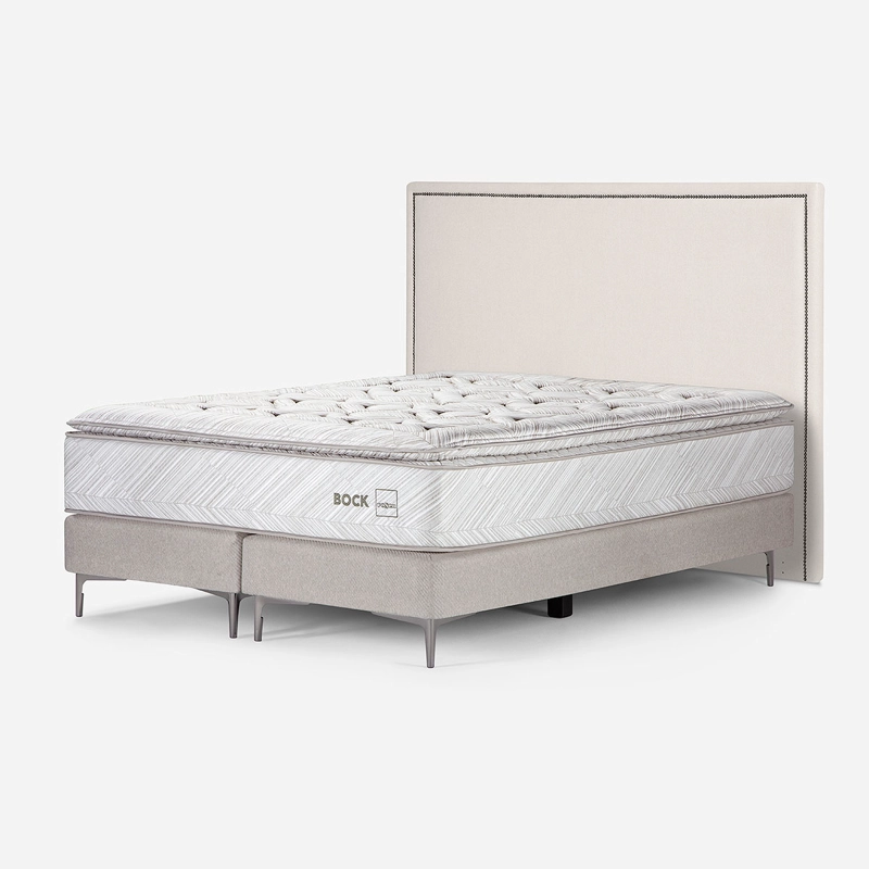 CAMA EUROPEA BOCK KING 180X200 CM + RESPALDO CARRINGTON - 3