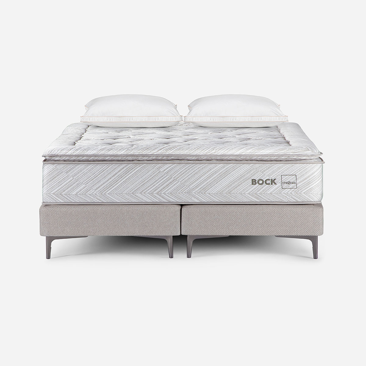 CAMA EUROPEA BOCK KING + ALMOHADA MICROFIBRA COPPER HEALTH - 1