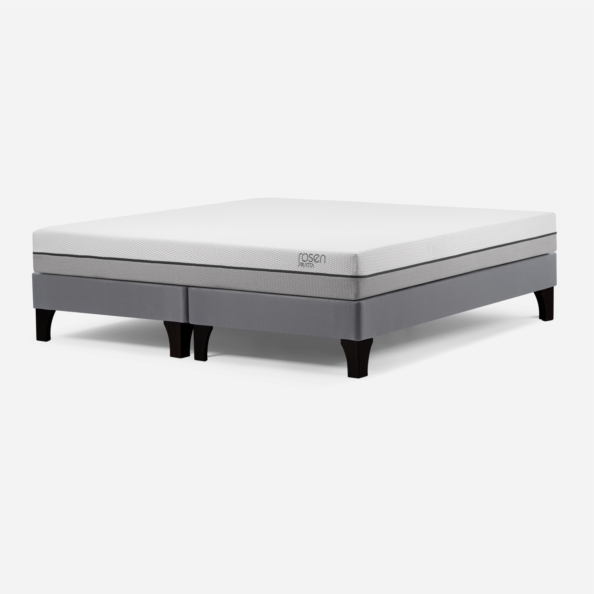 CAMA EUROPEA ROSEN PRATTA KING 180X200 CM + ALMOHADAS FIBRA LIGHT - 4