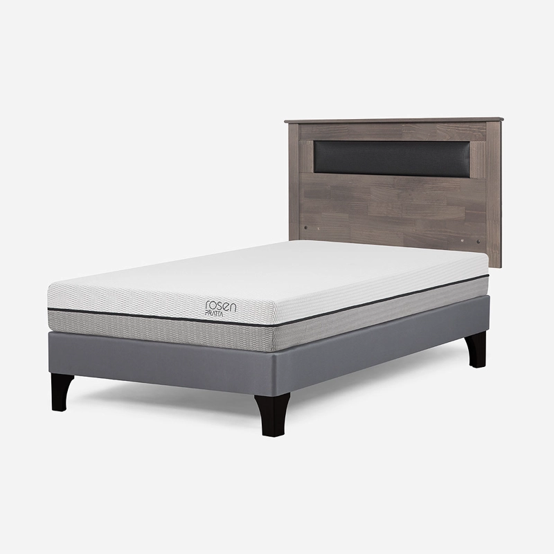 CAMA EUROPEA ROSEN PRATTA 1 PLAZA PATA MADERA + RESPALDO FERRARA - 2