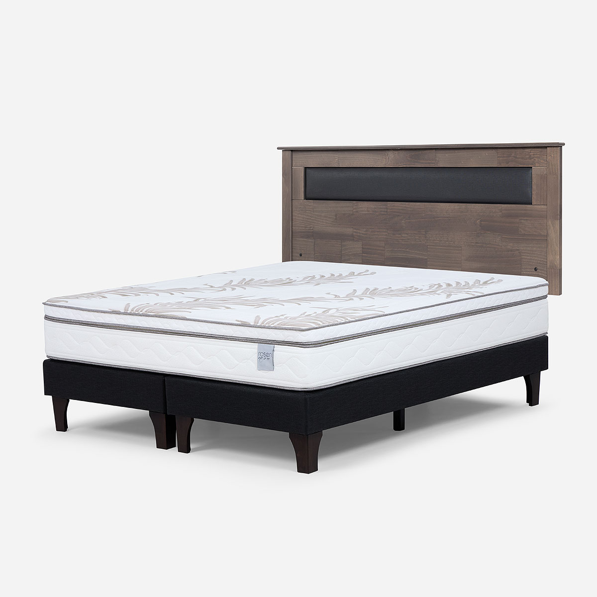 CAMA EUROPEA ROSEN NEO PLUS 2 PLAZAS 150X200 CM + RESPALDO FERRARA - 3
