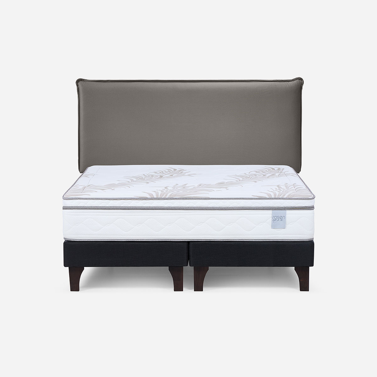CAMA EUROPEA ROSEN NEO PLUS 2 PLAZAS 150X200 CM + RESPALDO MAURICE - 1