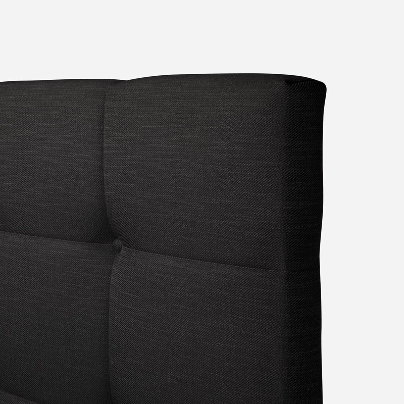 CAMA EUROPEA ROSEN NEO PLUS 2 PLAZAS 150X200 CM+RESPALDO GRAFITO - 4