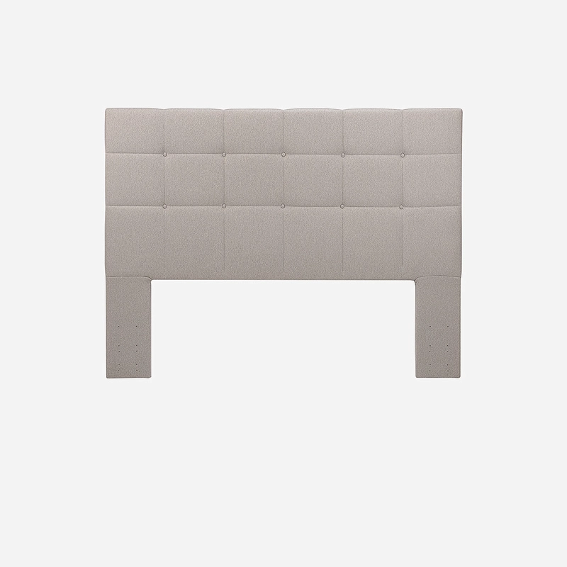CAMA EUROPEA ROSEN NEO PLUS KING 180X200 CM + RESPALDO ISSEY BEIGE - 2