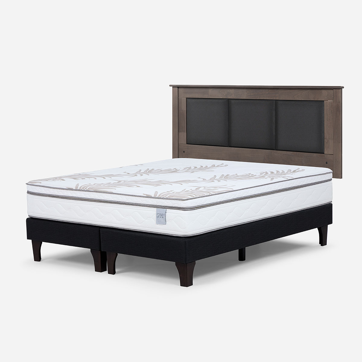 CAMA EUROPEA ROSEN NEO PLUS 2 PLAZAS 150X200 CM + RESPALDO RACHEL - 3