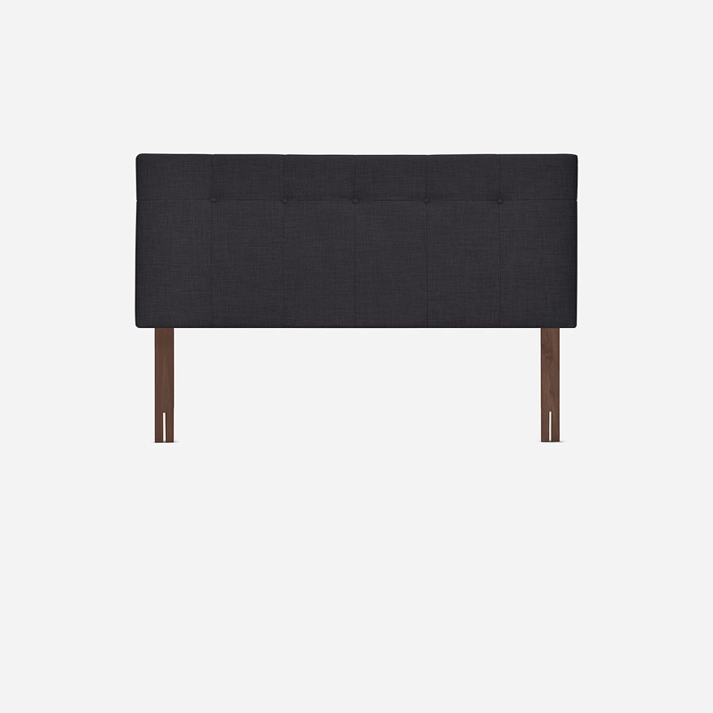 CAMA EUROPEA ROSEN NEO PLUS KING + RESPALDO NEW BENNET GRAFITO - 2