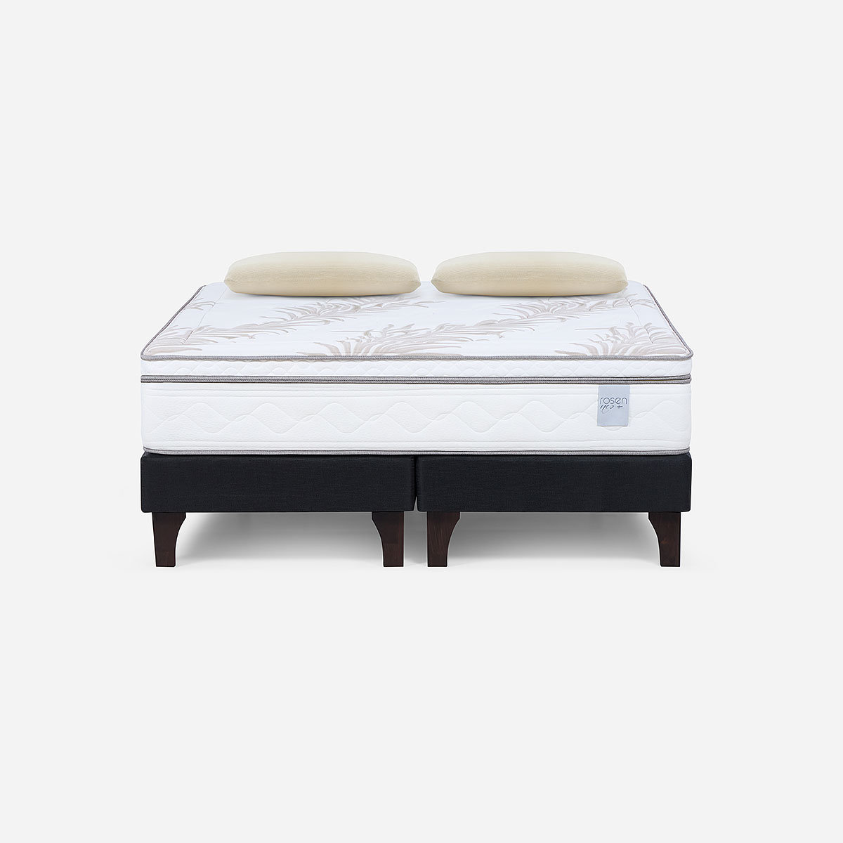 CAMA ROSEN NEO PLUS 2 PLAZAS 150X200 CM + ALMOHADAS ESENCIAL - 1
