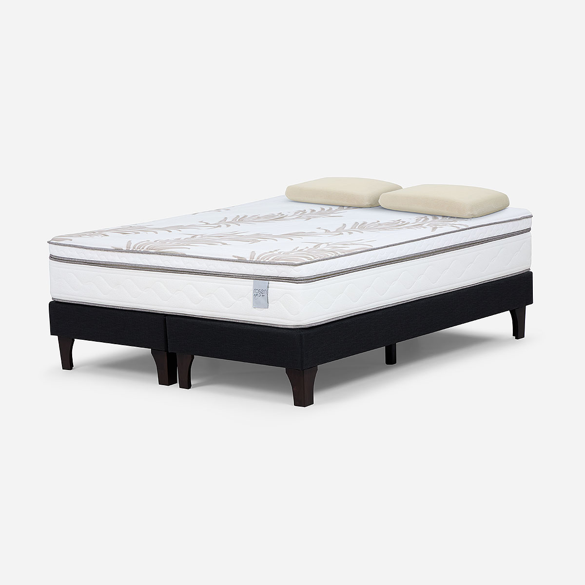CAMA ROSEN NEO PLUS 2 PLAZAS 150X200 CM + ALMOHADAS ESENCIAL - 2