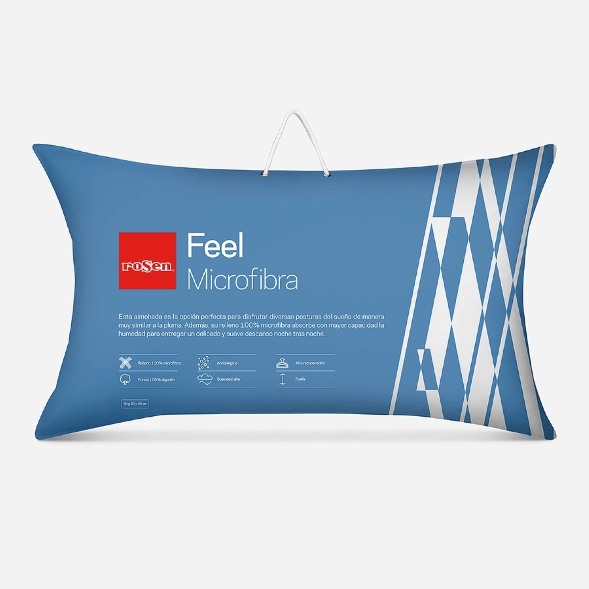 CAMA EUROPEA ROSEN NEO PLUS 2 PLAZAS + ALMOHADAS MICROFIBRA FEEL - 5