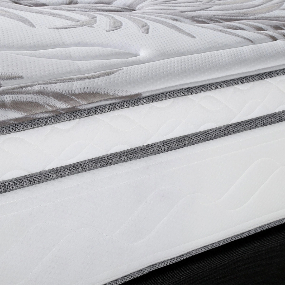 CAMA EUROPEA ROSEN NEO PLUS 2 PLAZAS + ALMOHADAS MICROFIBRA FEEL - 8