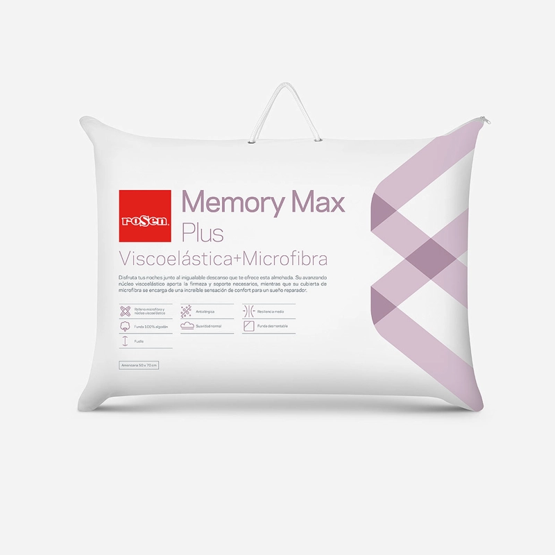 CAMA EUROPEA NOVUS 2 PLAZAS + ALMOHADA MEMORY MAX PLUS - 3