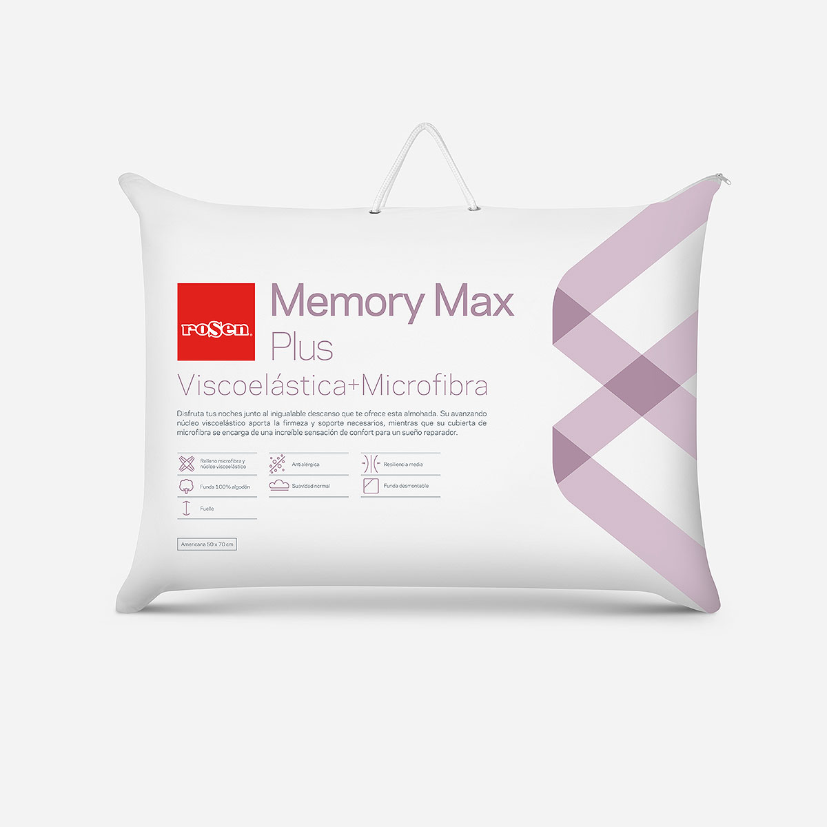 CAMA EUROPEA NOVUS 2 PLAZAS + ALMOHADA MEMORY MAX PLUS - 3