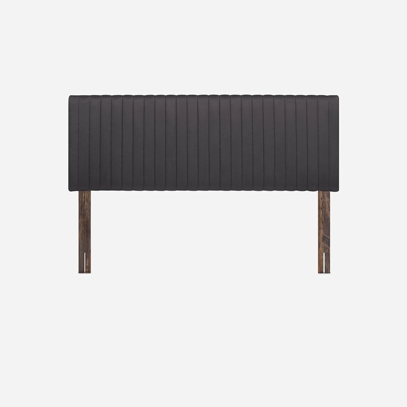 CAMA EUROPEA NEO PLUS KING BD + RESPALDO LUCIO GRAFITO - 2