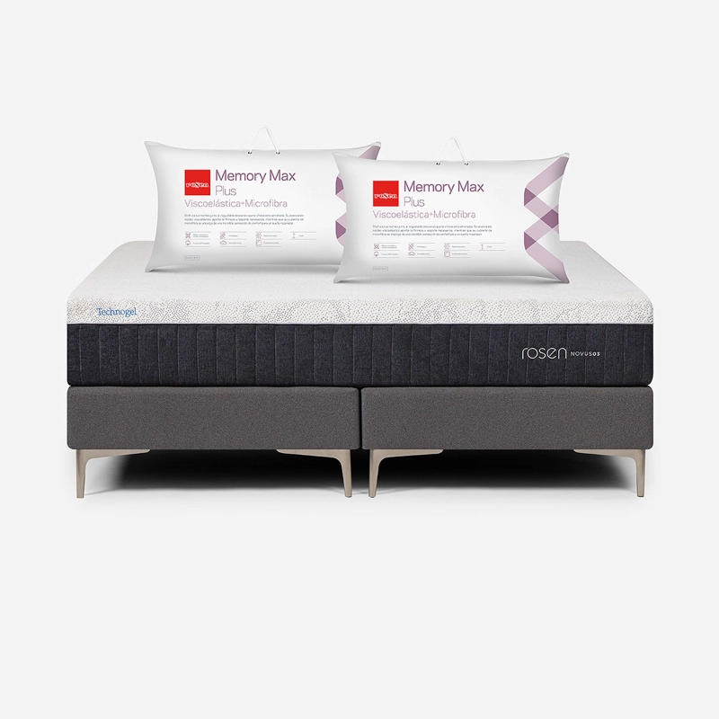 CAMA EUROPEA NOVUS KING + ALMOHADA MEMORY MAX PLUS - 1