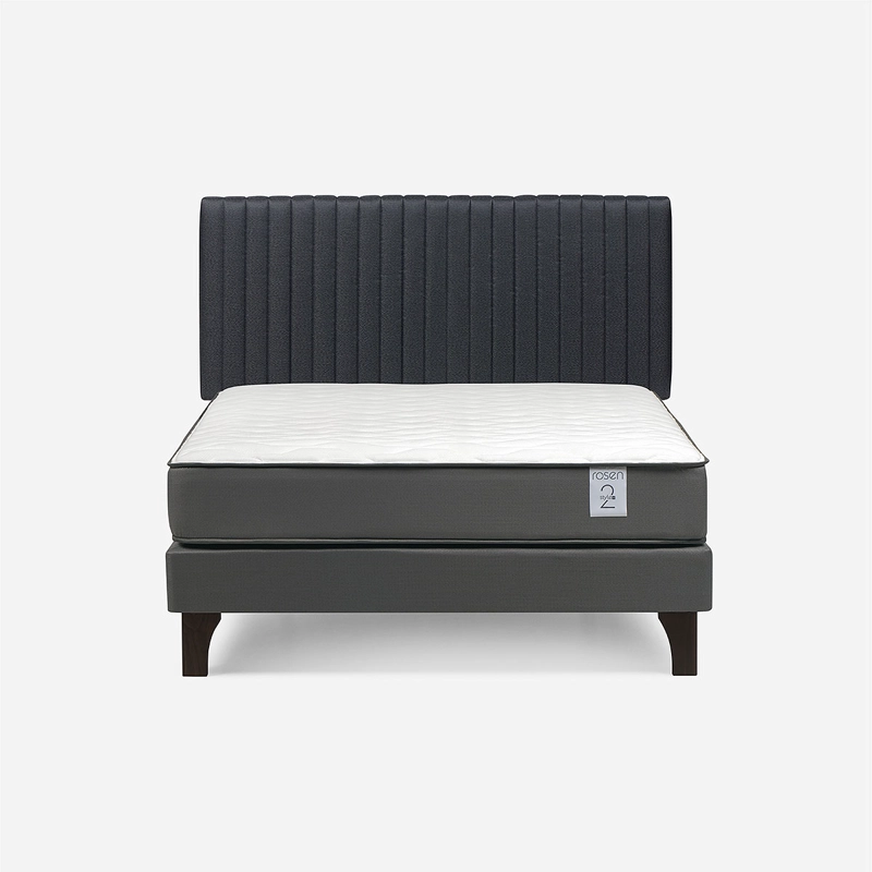 CAMA NEW STYLE 2 PLUS DE 2 PLAZAS BASE N+RESPALDO LUCIO GRAF - 1
