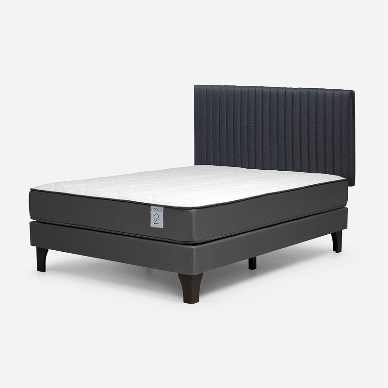 CAMA NEW STYLE 2 PLUS DE 2 PLAZAS BASE N+RESPALDO LUCIO GRAF - 7